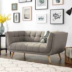 Sofa Cameta (2-Sitzer) Webstoff - Grau