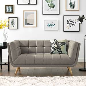 Sofa Cameta (2-Sitzer) Webstoff - Grau