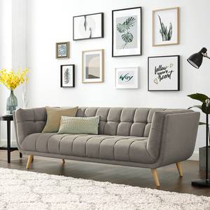 Sofa Cameta (3-Sitzer) Webstoff - Grau