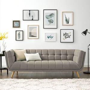 Sofa Cameta (3-Sitzer) Webstoff - Grau