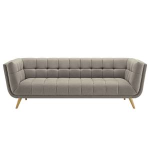 Sofa Cameta (3-Sitzer) Webstoff - Grau