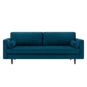 Sofa Pirk (3-Sitzer) Samt - Marineblau