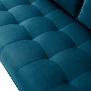 Sofa Pirk (3-Sitzer) Samt - Marineblau