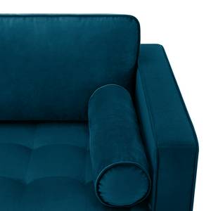 Sofa Pirk (3-Sitzer) Samt - Marineblau
