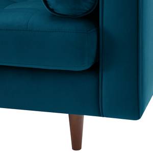 Sofa Pirk (3-Sitzer) Samt - Marineblau