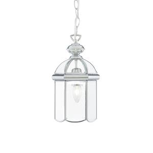 Hanglamp Lanterns I transparant glas/messing/staal - 1 lichtbron