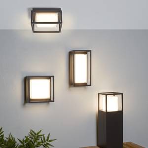 LED-wandlamp Ohio I polycarbonaat/aluminium - 60 lichtbronnen