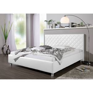 Gestoffeerd bed Groven Wit - 180 x 200cm