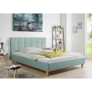 Gestoffeerd bed Havdrup Mintgroen - 160 x 200cm