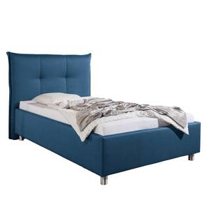 Gestoffeerd bed Glenfield Jeansblauw - 140 x 200cm