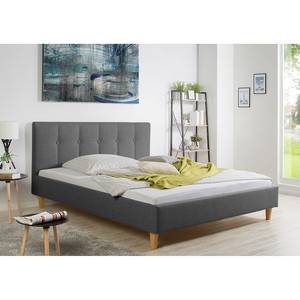 Gestoffeerd bed Havdrup Antraciet - 160 x 200cm