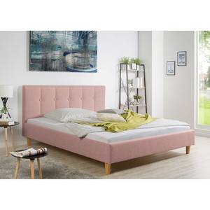 Gestoffeerd bed Havdrup Oud pink - 200 x 200cm