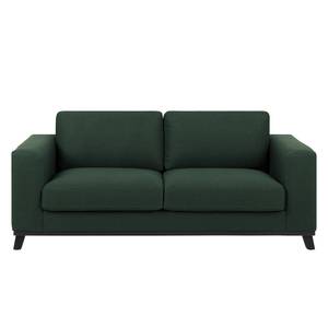 Sofa Boneo (2-Sitzer) Webstoff - Dunkelgrün