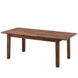 Table extensible Trangle Marron - Bois massif - 160 x 76 x 90 cm