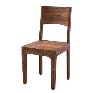 Eetkamerstoelen Trangle (set van 2) massief sheeshamhout