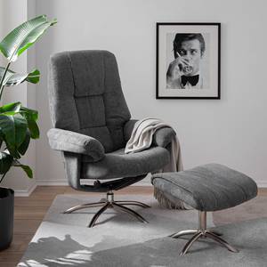 Fauteuil relax La Para I Microfibre - Gris