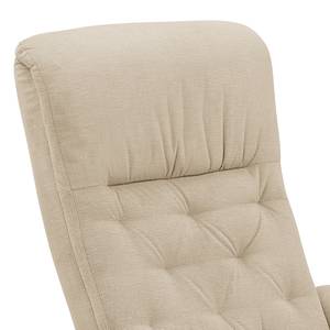 Relaxsessel Roumont inkl. Hocker - Microfaser - Creme