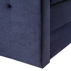 Boxspring Star geweven stof - Donkerblauw - H3 medium