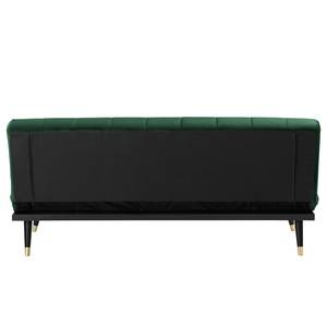 Canapé convertible Lemming Velours - Vert foncé