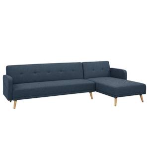 Ecksofa Daru I Webstoff - Marineblau