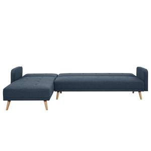 Ecksofa Daru I Webstoff - Marineblau