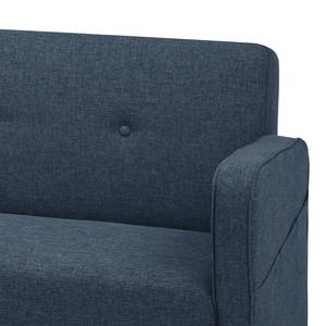 Ecksofa Daru I Webstoff - Marineblau