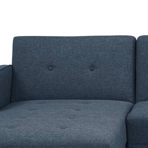 Ecksofa Daru I Webstoff - Marineblau