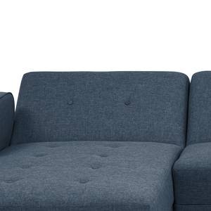 Ecksofa Daru I Webstoff - Marineblau