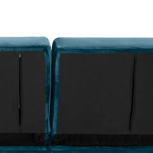 Ecksofa Daru III Samt - Marineblau