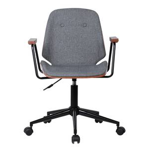 Chaise de bureau pivotante Ganalu I Tissu / acier