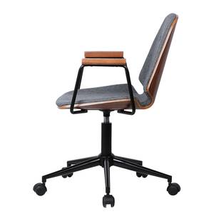 Chaise de bureau pivotante Ganalu I Tissu / acier