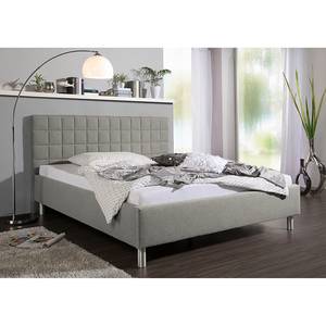 Gestoffeerd bed Ulven Kiezelkleurig - 160 x 200cm