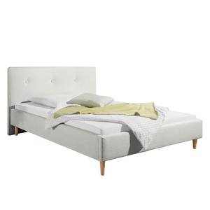 Gestoffeerd bed  Mosvik Kiezelkleurig - 180 x 200cm