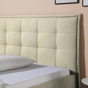 Gestoffeerd bed Skann Beige - 100 x 200cm