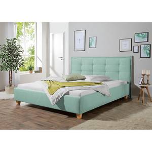 Letto imbottito Skann Verde menta - 140 x 200cm