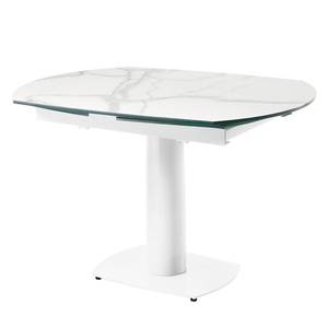 Table Wonta Céramique / Acier - Imitation marbre / Blanc