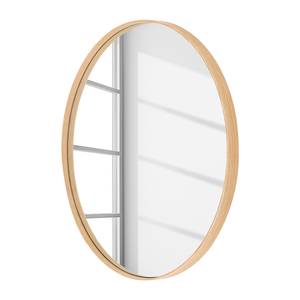 Miroir Glance Chêne massif - Diamètre : 66 cm