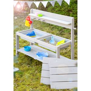 Outdoor Kinderküche Fun Deluxe Tanne, lasiert / Kunststoff - Grau