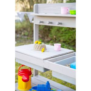 Outdoor Kinderküche Fun Deluxe Tanne, lasiert / Kunststoff - Grau