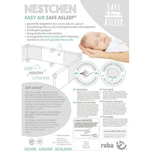 Nestchen Easy Air Miffy Mischgewebe - Grau / Weiß