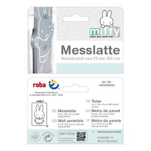 Messlatte Miffy Grau / Weiß