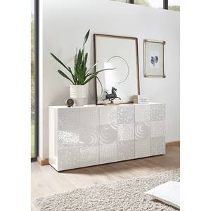 Buffet  Miro II Blanc brillant - Largeur : 181 cm