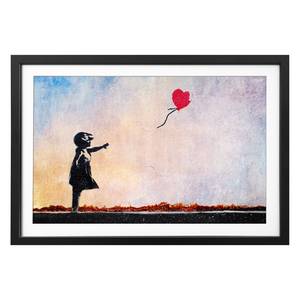 Bild Banksy No. 14 Massivholz Linde - Mehrfarbig