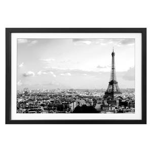 Tableau déco Paris Tilleul massif - Noir / Blanc