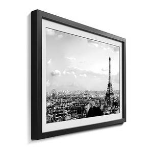 Tableau déco Paris Tilleul massif - Noir / Blanc