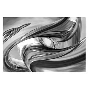 Bild Illusionary II Leinwand /  Massivholz Fichte - Mehrfarbig - 90 x 60 cm