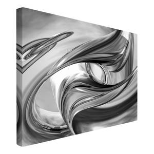 Bild Illusionary II Leinwand /  Massivholz Fichte - Mehrfarbig - 90 x 60 cm