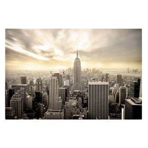 Tableau déco Manhattan Dawn I Toile / Épicéa massif - Multicolore - 90 x 60 cm