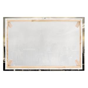 Tableau déco Manhattan Dawn I Toile / Épicéa massif - Multicolore - 120 x 80 cm