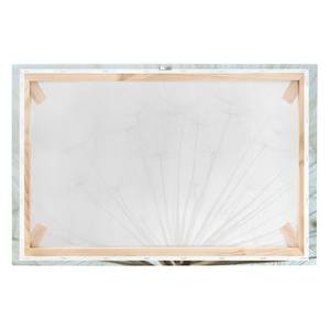 Tableau déco pissenlit joli Toile / Épicéa massif - Multicolore - 90 x 60 cm